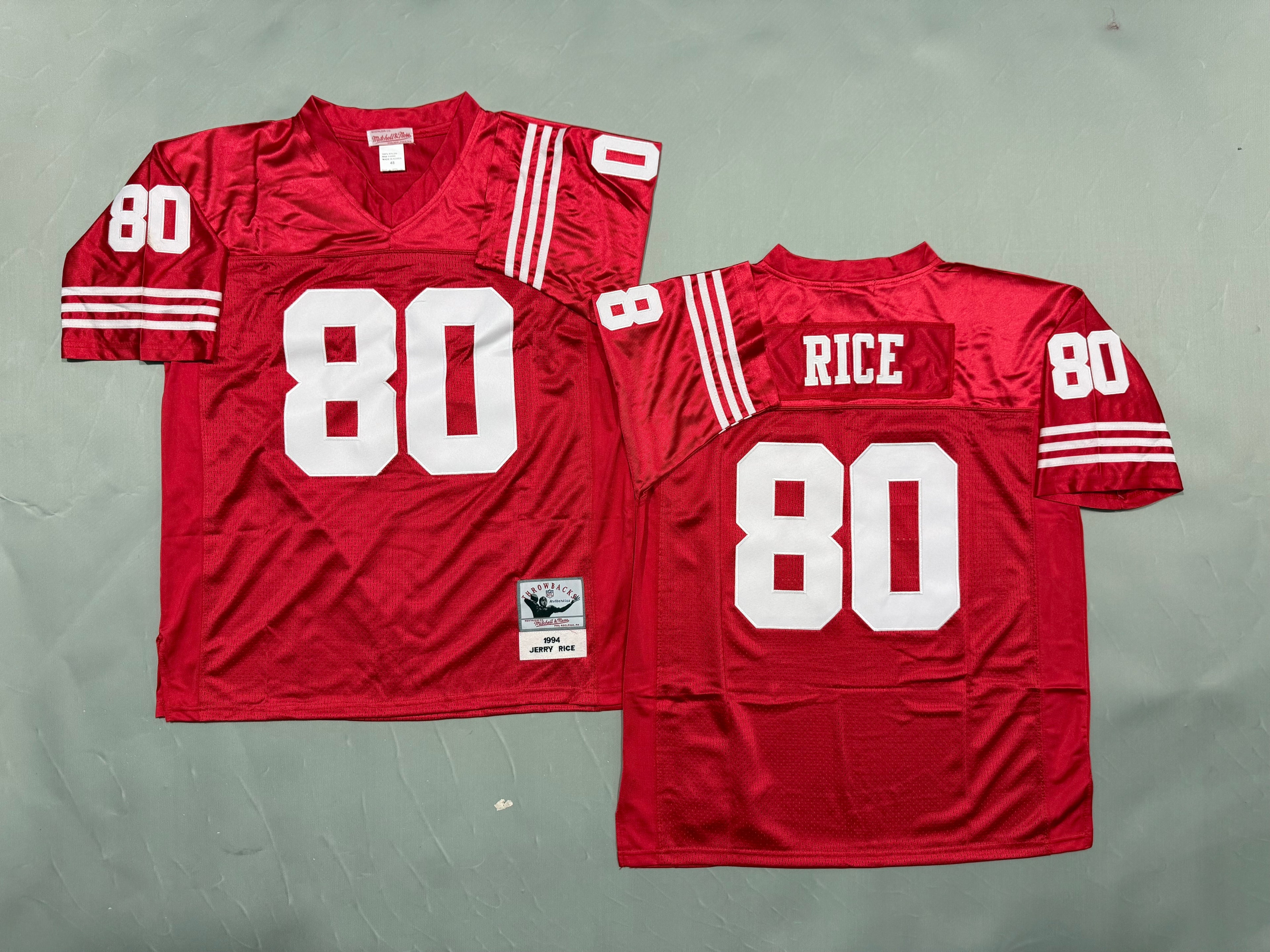 Jerry Rice San Francisco 49ers Authentic Throwback Retired Player Jersey