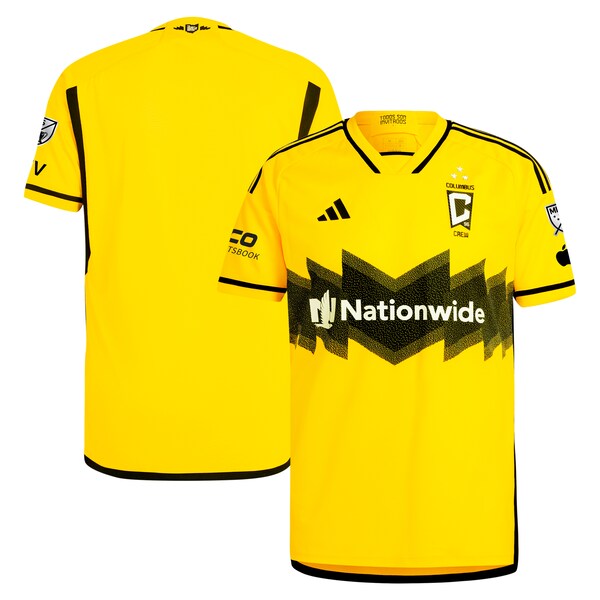 Columbus Crew adidas 2024 The Home Kit Authentic Jersey - Yellow