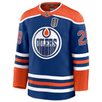 Leon Draisaitl Edmonton Oilers  2025 Stanley Cup Final Home Premium Jersey - Royal