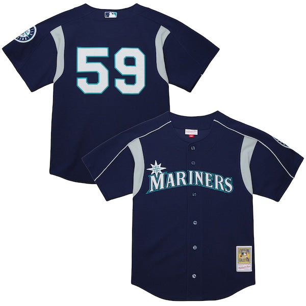 Felix Hernandez Seattle Mariners  Cooperstown Collection Batting Practice Jersey – Navy