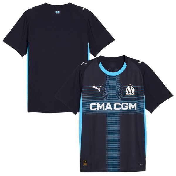 Olympique Marseille Puma 2025/26 Replica Away Jersey - Navy/White