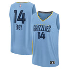 Zach Edey Memphis Grizzlies  Fast Break Replica Player Jersey - Statement Edition - Light Blue