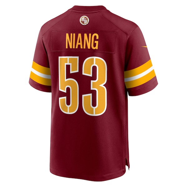 Lucas Niang Washington Commanders Nike Team Game Jersey -  Burgundy