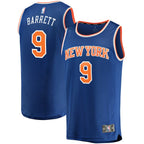 RJ Barrett New York Knicks  Replica Fast Break Jersey Blue - Icon Edition
