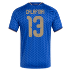 Riccardo Calafiori Italy National Team adidas 2026 Home Replica Jersey - Blue