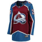 Jimmy Vesey Colorado Avalanche  Women's Home Breakaway Player Jersey - Burgundy