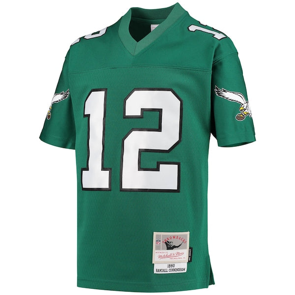 Randall Cunningham Philadelphia Eagles Youth 1990 Retired Player Legacy Jersey - Kelly Green