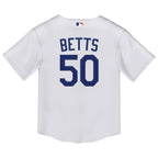Mookie Betts Los Angeles Dodgers Nike Toddler Replica 2.0 Player Jersey - White
