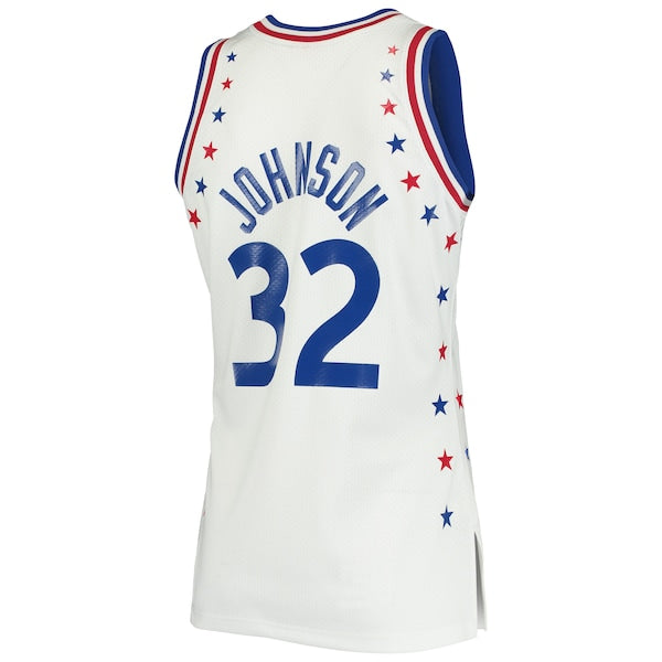 Magic Johnson Los Angeles Lakers 1983 NBA All-Star Game Hardwood Classics Authentic Jersey - White