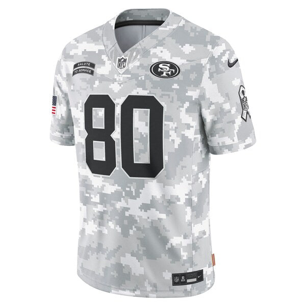 Jerry Rice San Francisco 49ers Nike 2024 Salute to Service Retired Player Limited Jersey - Arctic Camo