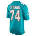 Liam Eichenberg Miami Dolphins Nike Game Jersey - Aqua