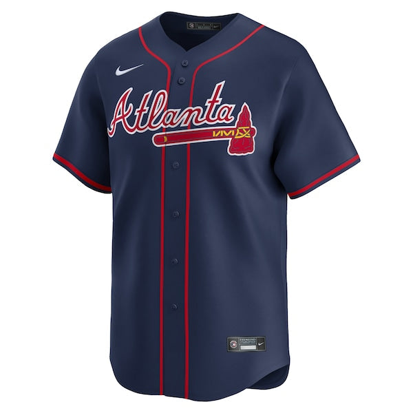 Atlanta Braves Nike Alternate Limited Jersey – Navy