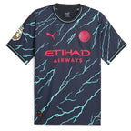 Kevin De Bruyne Manchester City Puma 2023/24 Third Authentic Player Jersey - Navy