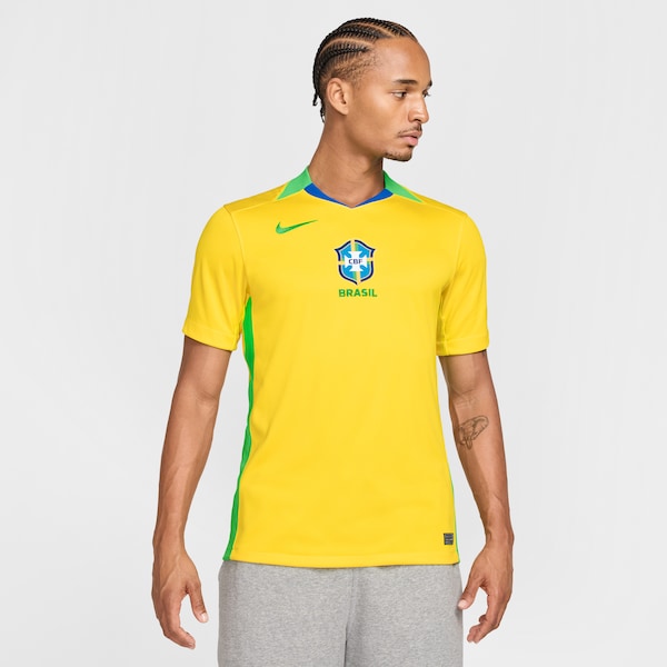 Brazil National Team Nike 2025/26 Home Replica Jersey - Yellow
