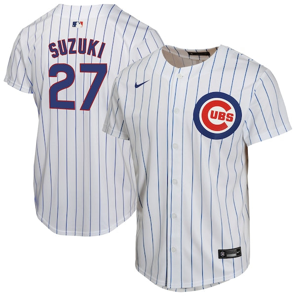 Seiya Suzuki Chicago Cubs Nike Youth Home Game Jersey - White