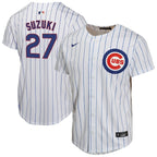 Seiya Suzuki Chicago Cubs Nike Youth Home Game Jersey - White