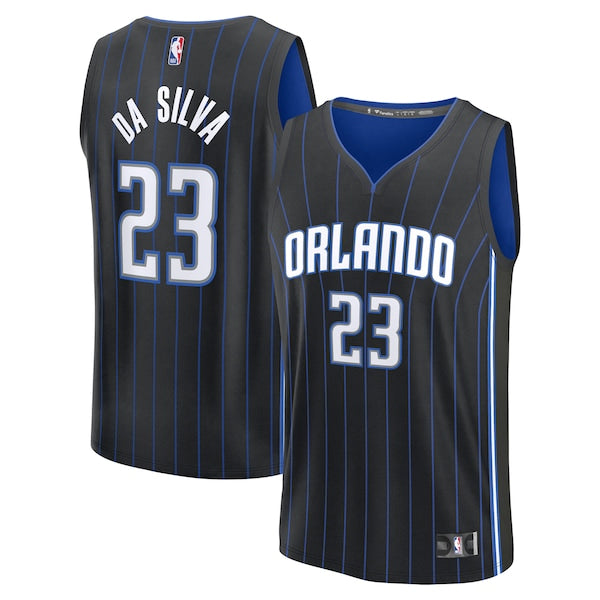 Tristan da Silva Orlando Magic  Youth 2024 NBA Draft Fast Break Player Jersey - Icon Edition - Black
