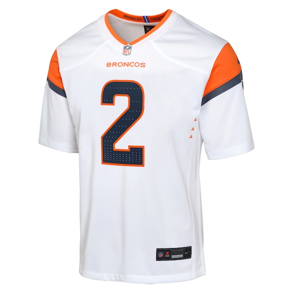 Patrick Surtain II Denver Broncos Nike Youth Game Jersey - White
