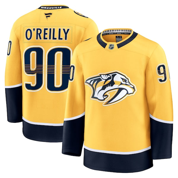 Ryan O'Reilly Nashville Predators  Home Premium Jersey - Yellow