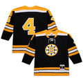 Bobby Orr Boston Bruins  Big & Tall 1971/72 Blue Line 2.0 Jersey - Black