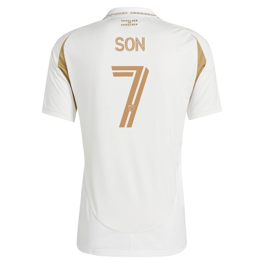 Son Heung-Min LAFC adidas Youth 2025 Secondary Replica Player Jersey - White