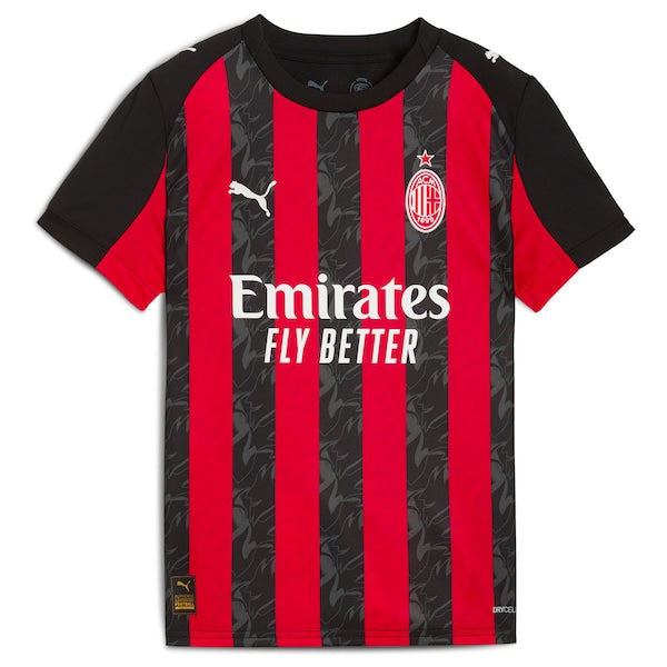 Christian Pulisic AC Milan Puma Youth 2025/26 Home Replica Player Jersey - Red