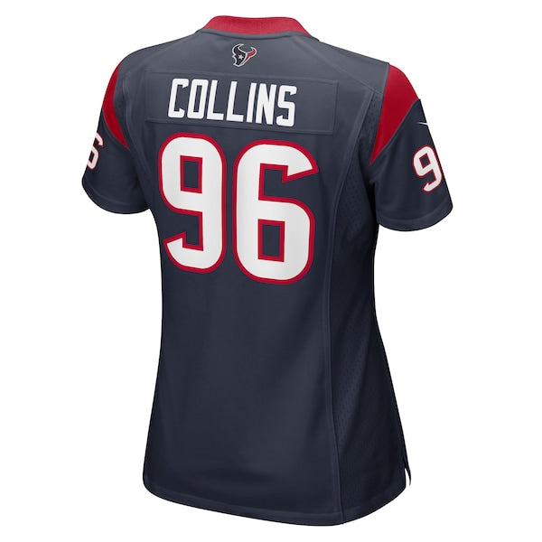 Maliek Collins Houston Texans Nike Women's Game Player Jersey - Navy