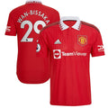 Aaron Wan-Bissaka Manchester United adidas 2022/23 Home Authentic Player Jersey - Red