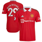 Aaron Wan-Bissaka Manchester United adidas 2022/23 Home Authentic Player Jersey - Red