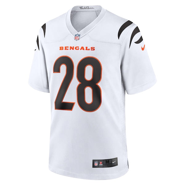 Joe Mixon Cincinnati Bengals Nike Away Game Player Jersey - White/Orange
