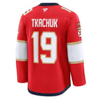 Matthew Tkachuk Florida Panthers  Home 2025 Stanley Cup Champions Premium Patched Jersey - Red