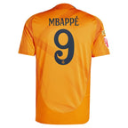 Kylian Mbappé Los Merengues adidas 2024/25 Away Authentic Jersey - Orange
