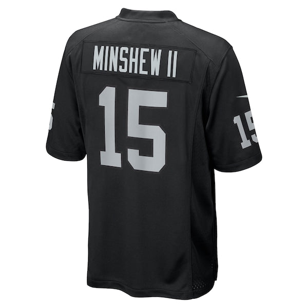 Gardner Minshew II Las Vegas Raiders Nike Team Game Jersey -  Black