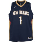 Zion Williamson New Orleans Pelicans Nike Youth Swingman Jersey - Icon Edition - Navy/White