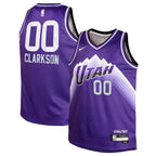 Jordan Clarkson Utah Jazz Nike Youth  Swingman Replica Jersey - City Edition - Purple