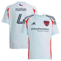Marco Farfan FC Dallas adidas Youth 2025 The Inferno Kit Replica Player Jersey - Light Blue