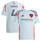 Marco Farfan FC Dallas adidas Youth 2025 The Inferno Kit Replica Player Jersey - Light Blue