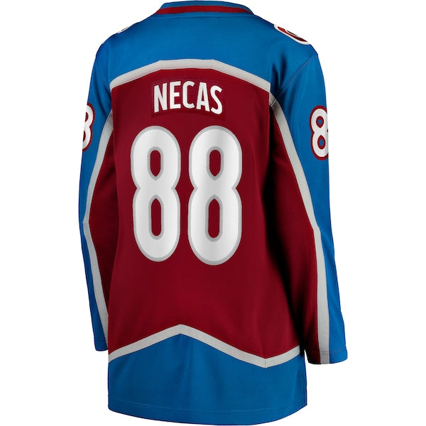 Martin Necas Colorado Avalanche  Women's  Breakaway Player Jersey - Burgundy
