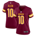 Kazmeir Allen Washington Commanders Nike Women's Team Game Jersey - Burgundy