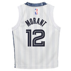 Ja Morant Memphis Grizzlies Nike Preschool 2025/26 City Edition Swingman Jersey - White