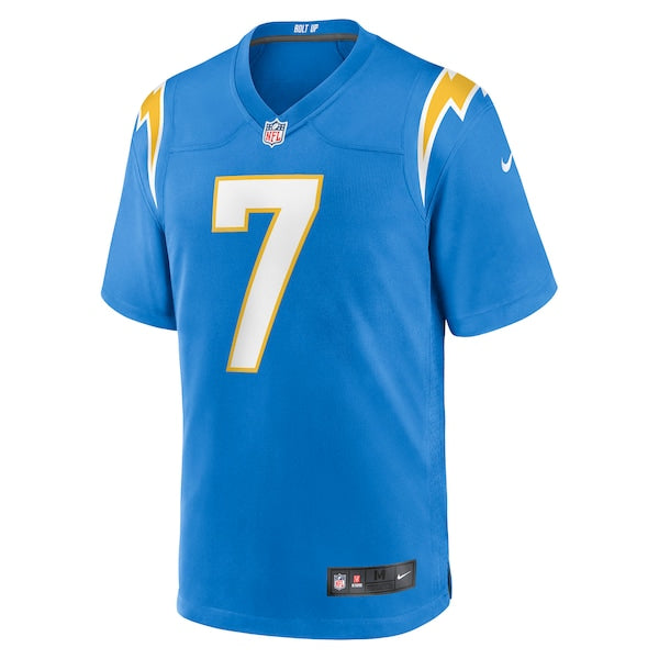 Gerald Everett Los Angeles Chargers Nike Player Game Jersey - Powder Blue/White