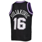 Peja Stojakovic Sacramento Kings Youth 2001/02 Hardwood Classics Swingman Jersey - Black