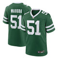Francisco Mauigoa New York Jets Nike Team Game Jersey - Legacy Green