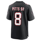 Kyle Pitts Sr. Atlanta Falcons Nike Alternate  Game Jersey - Black
