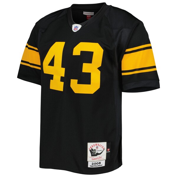 Troy Polamalu Pittsburgh Steelers 2008 Authentic Throwback Retired Player Jersey - Black