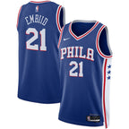 Joel Embiid Philadelphia 76ers Nike Unisex Swingman Jersey - Icon Edition - Royal/White