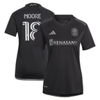 Shaq Moore Nashville SC adidas Women's 2024 Man In Black Kit Replica Player Jersey - Black