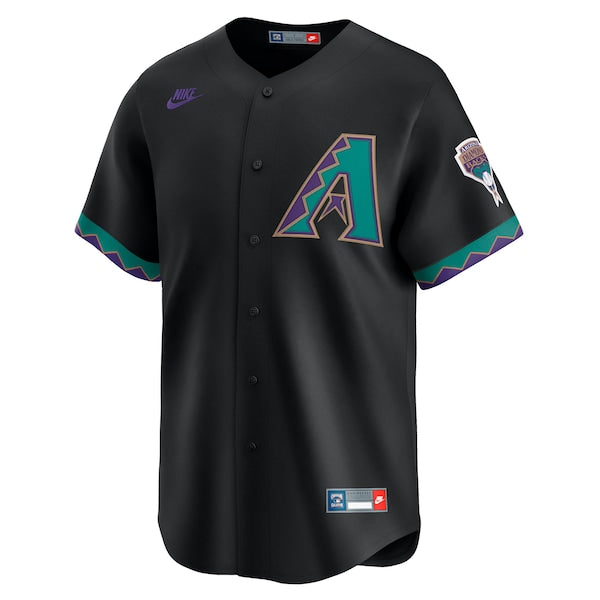 Randy Johnson Arizona Diamondbacks Nike Throwback Cooperstown Collection Limited Jersey - Black/Cream