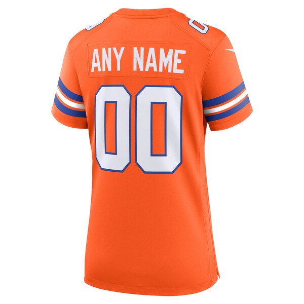 Denver Broncos Nike Women's Mile High Collection 1977 Throwback Custom Game Jersey - Orange