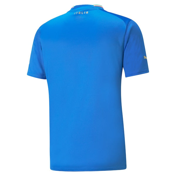Italy National Team Puma 2022/23 Home Replica Blank Jersey - Blue